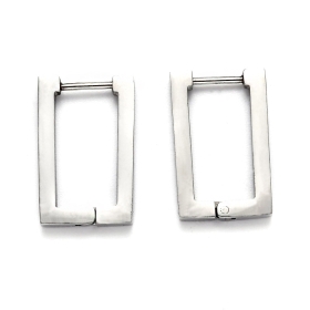 Cercei Huggie Hoop Dreptunghi