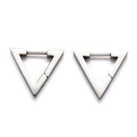 Cercei Huggie Hoop Triunghi
