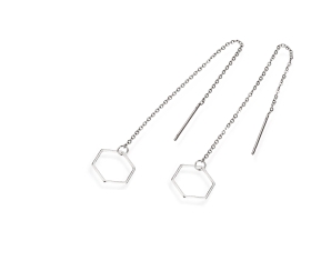 Cercei Lantisor Hexagon