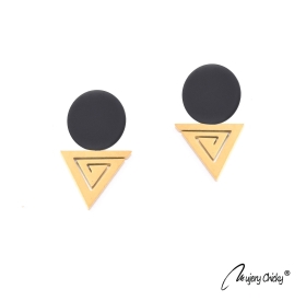 Cercei Triangle Vortex Auriu