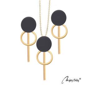 Set  Black Section In Auriu